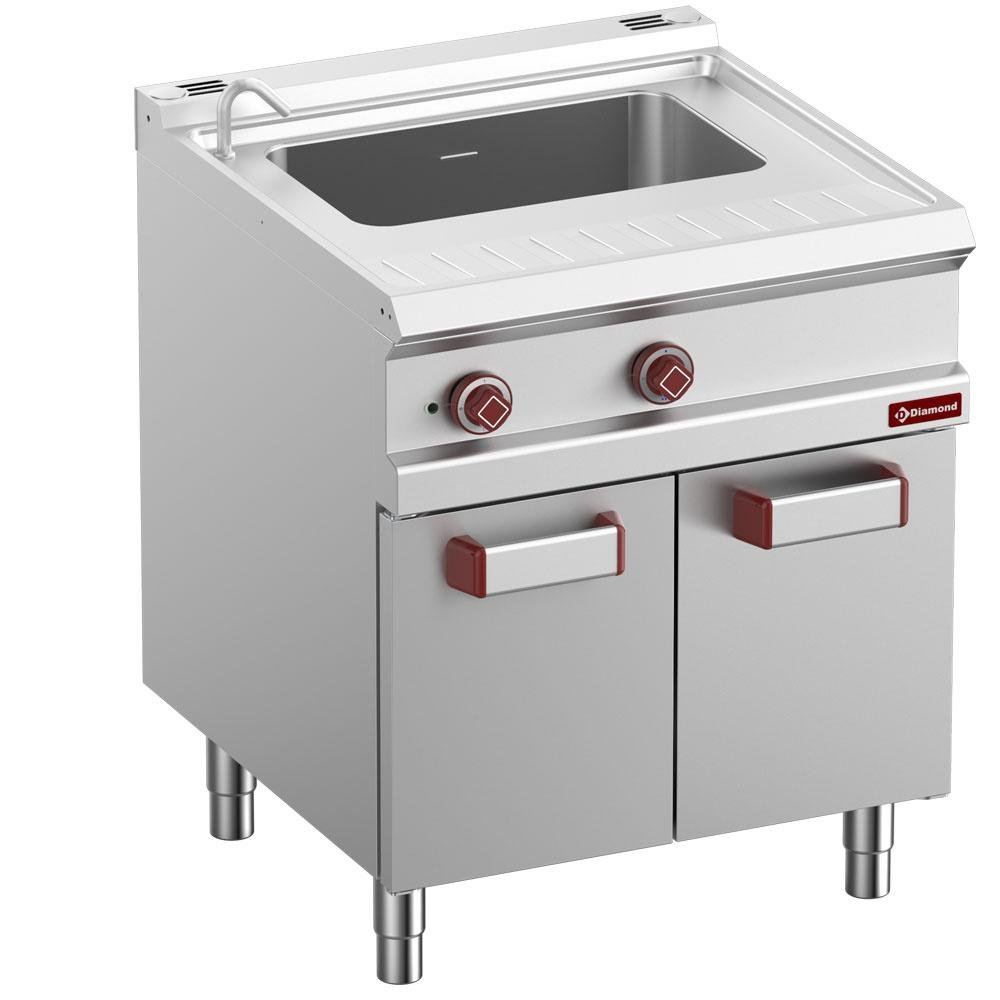 E7/CPA7-N | Cuiseur à pâtes électrique 1 cuve 40 Lt (s/paniers), sur armoire