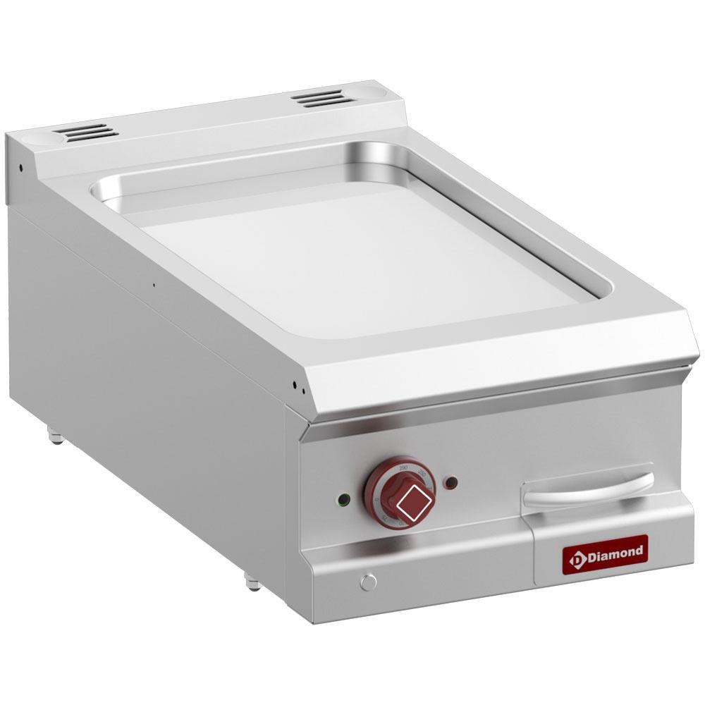 E7/PLCD4T-N | Plaque de cuisson électrique, lisse au chrome dur, module 1/2  -Top-
