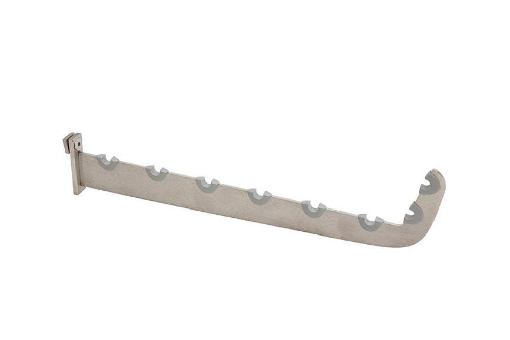 SUP-4801-000 | RVS KONZOLE VOOR STELLIJST 90° INCL. BOUT + CLIPSEN - VOOR BUIS