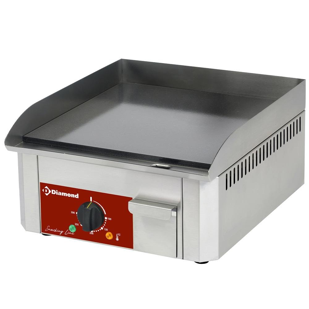 FTE-40/SS | Plaque à snacker électrique, surface émaillée