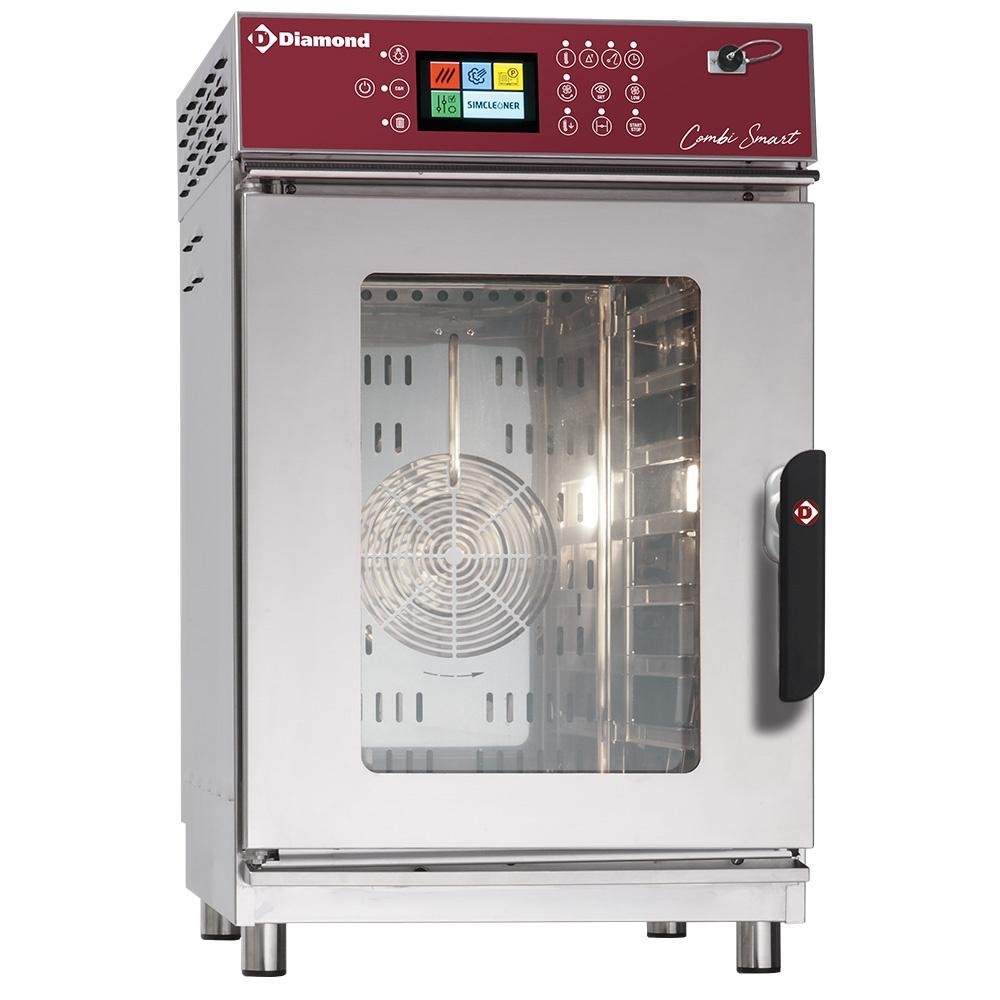 FVS-711/TS | Four vapeur/convection électrique, 7x GN1/1 Touch Screen + Auto-Cleaning
