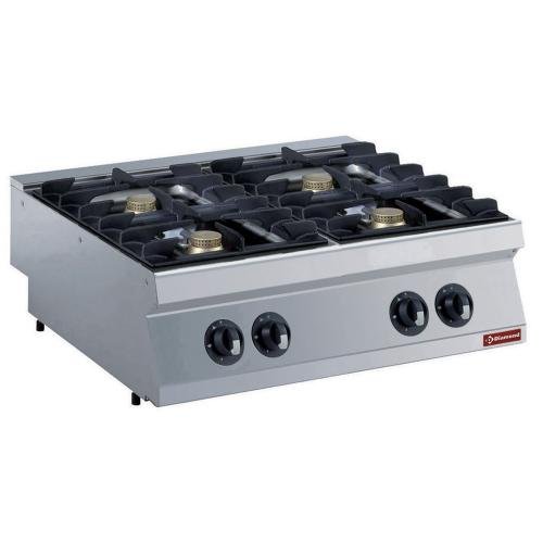 G17/4F8T-N | Cuisinière gaz 4 feux, 4x 5,5 kW -TOP-