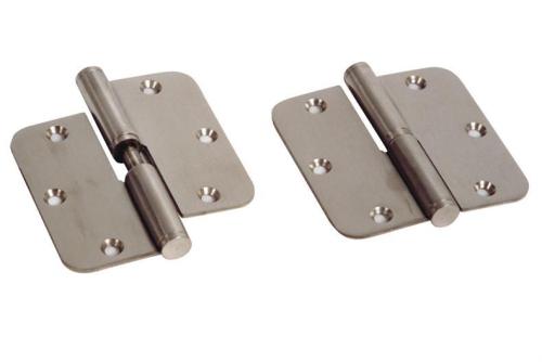 HWH-5880-000 | PAUMELLE INOX DEGONDABLE - 80X82MM DROITE
