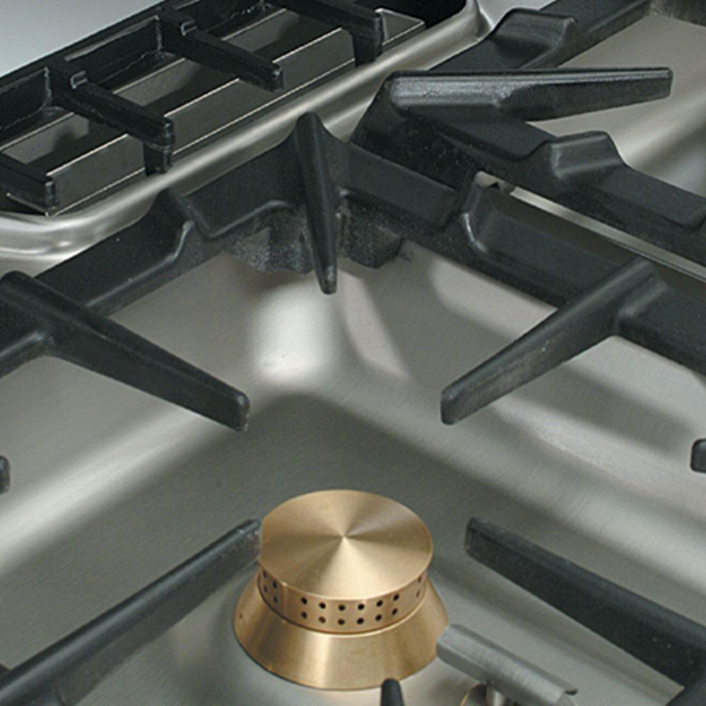 G22/6BFA12PW-N | Fourneau 6 feux gaz (Power) +  four gaz GN 2/1, armoire neutre