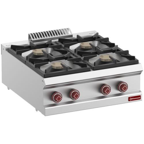 G7/4B7T-N | Cuisinière gaz 4 feux vifs -Top-
