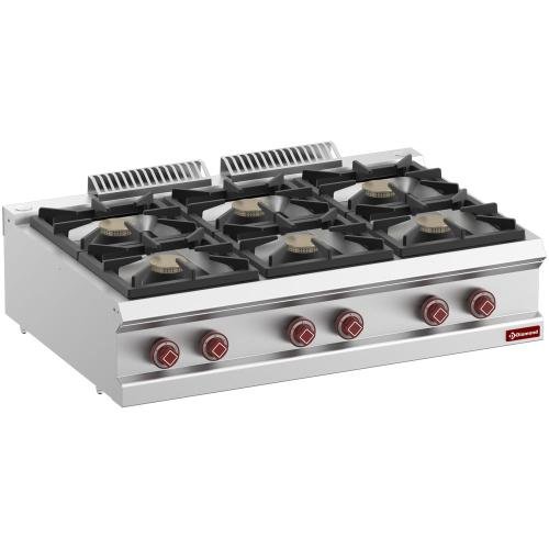 G7/6B11T-N | Gasfornuis 6 branders -Top-