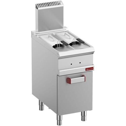 G7/F2V7A4-N | Friteuse gaz 2 cuves de 7 litres sur armoire