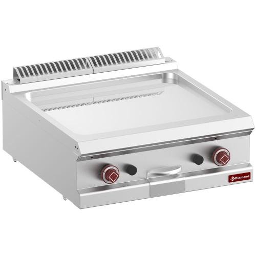 G7/PLCD7T-N | Plaque de cuisson gaz lisse chrome dur, module 1/1  -Top-
