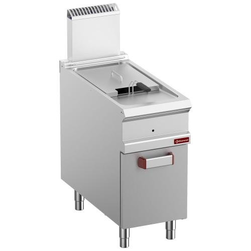 G9/F18A4-N | Friteuse gaz 1 cuve 18 lit. (18 kW) sur meuble fermé