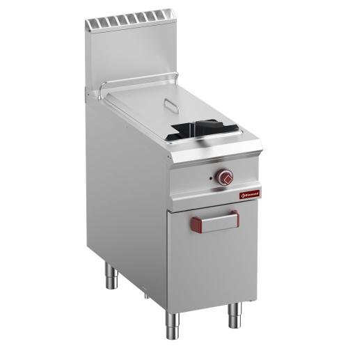 G9/F21A4-NY | Friteuse gaz 1 cuve "Y"  21 lit. (21 kW) sur meuble fermé