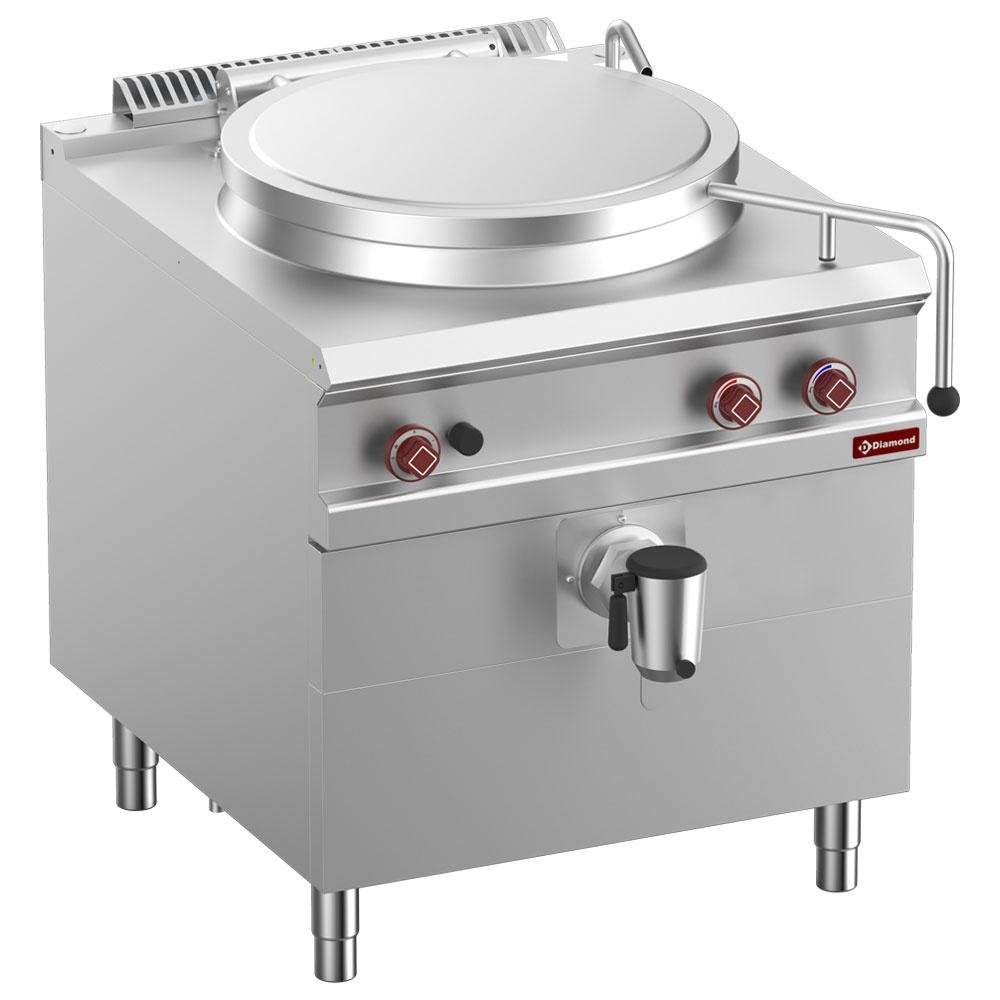 G9/M10D8-N | Gaskookketel direkte verwarming, 100 liter, op meubel