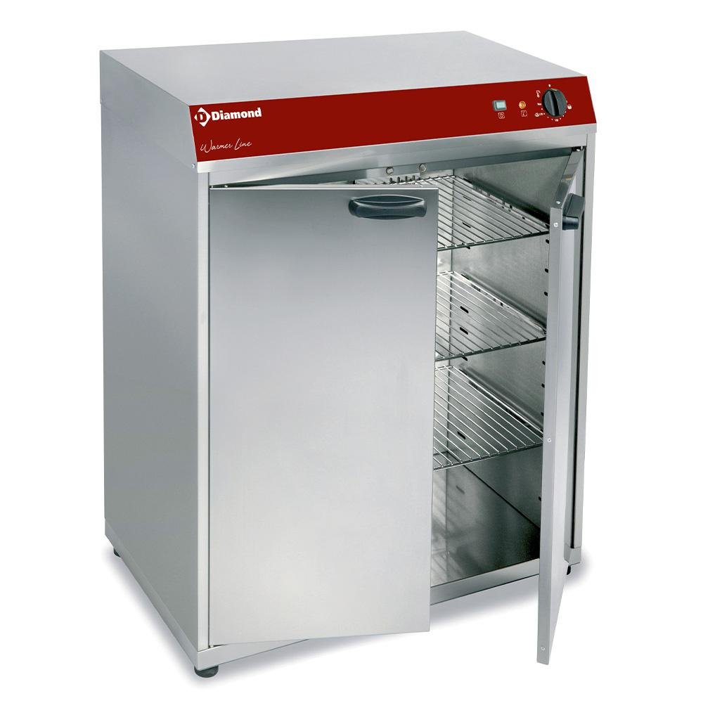 GEMMA120/V | Armoire chauffante (ou) de maintien en T°, ventilée, 2 portes