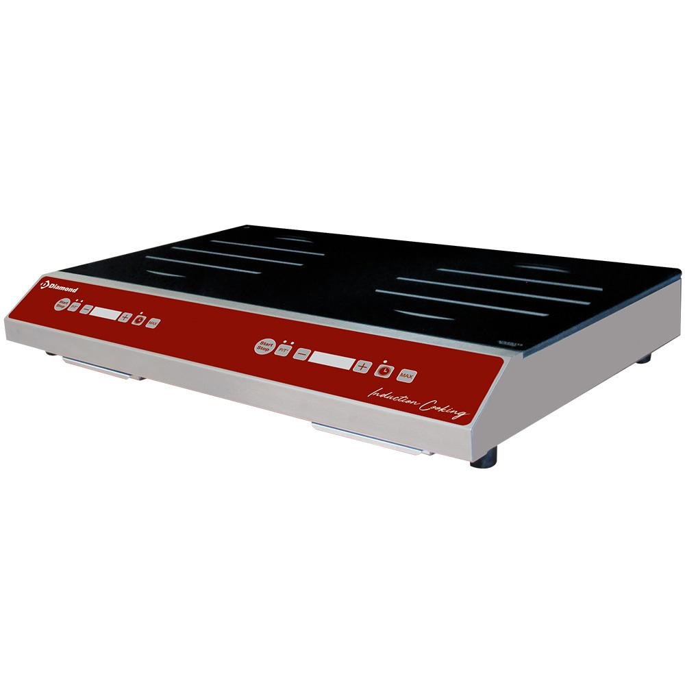 IND-2F35/DH | Plaque à induction 2 foyers (2x 1750 watt), touches sensitives