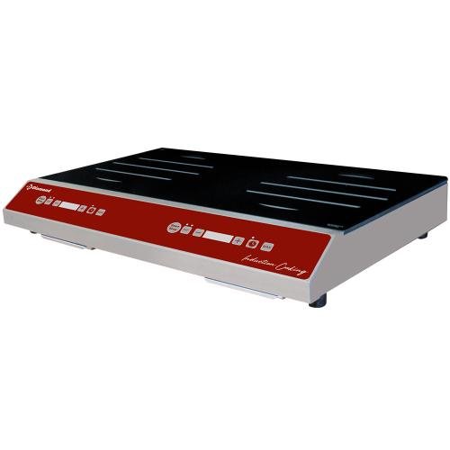 IND-2F35/DH | Inductieplaat 2 kookzones (2x 1750 watt), tactiele toetsen