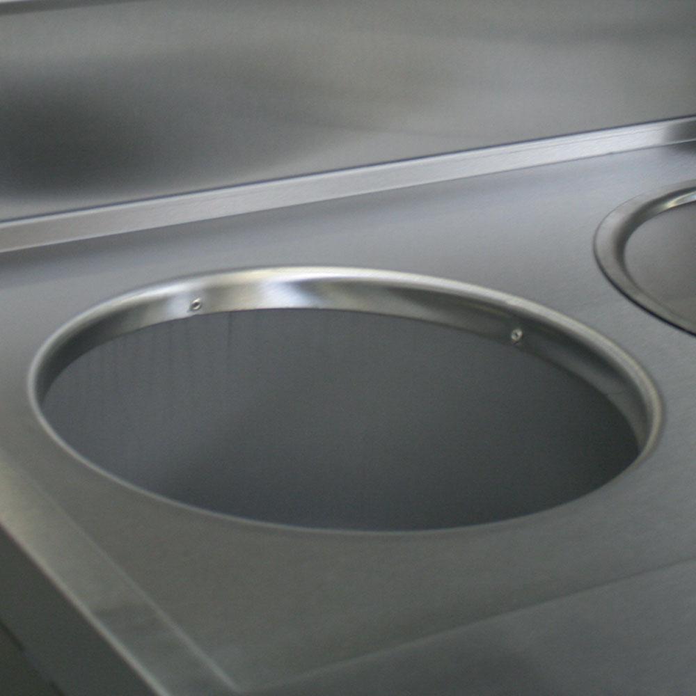 MIKA/1-MC | Gasfriteuse HEAVY DUTY, 1  ronde kuip, mechanisch