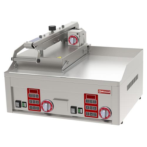 PLC61/A9 | Gladde, verchroomde Clam Grill, 3x 230/1V