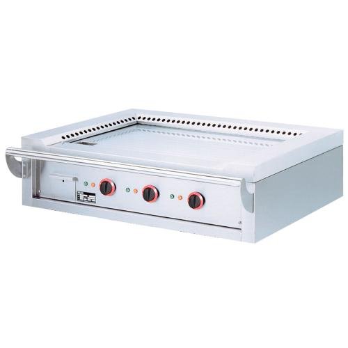 TPE3-15/T | Elektrische "Teppanyaki" plaat, 3 zones (3x 4,7 kW), tafelmodel -Top-