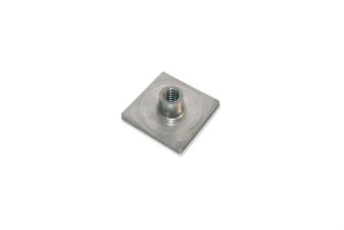 TSP-6235-000 | RVS AISI 304 AANLASPLAAT BUIS 35X35MM MET DRAADINZETSTUK M12