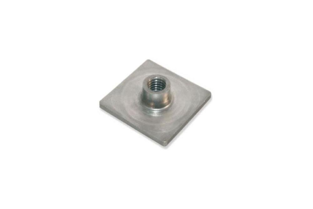 TSP-6140-000 | RVS AISI 304 AANLASPLAAT BUIS 40X40MM MET DRAADINZETSTUK M10