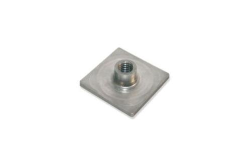 TSP-6140-000 | RVS AISI 304 AANLASPLAAT BUIS 40X40MM MET DRAADINZETSTUK M10