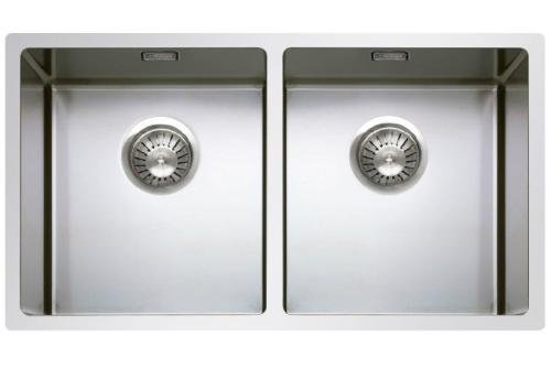 RTA-5440-841 | DUB. SPOELBAK R12 - GEPOLIJST - INCL.AC. L: 400X400X200MM R: 400X400X200MM