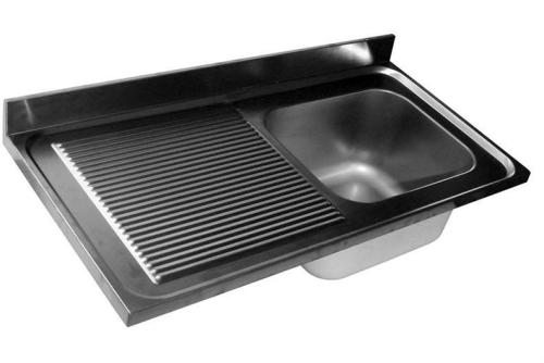 LSI-6112-000 | SPOELTAFELBLAD 1200X600MM 1XSPOELBAK 500X400X300MM/AFDRUIP LINKS