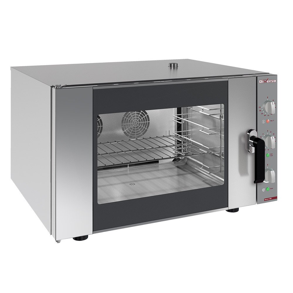 WR-FCV4-MC | Elektrische oven stoom-convectie, 4x GN 1/1 of 600x400 mm
