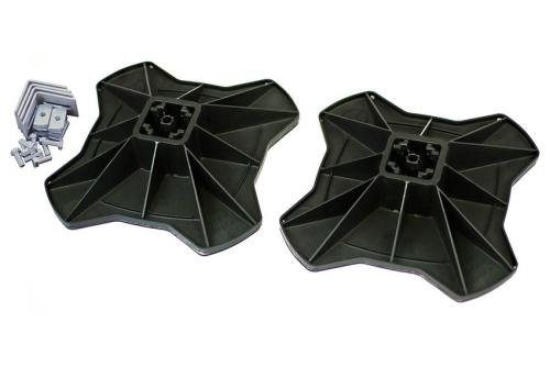 BFS-5300-000 | H-FRAME TECH SET 330X330MM 2 STELPOTEN + BEVESTIGINGSKIT