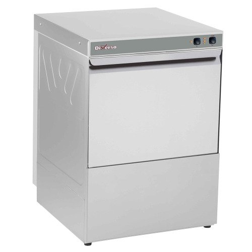WR-LV50-MPSC | Lave-vaisselle panier 500x500 mm, avec pompe vidange