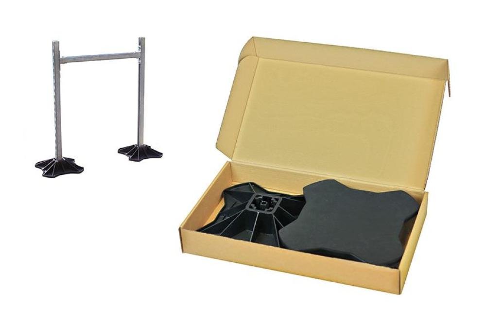 BFS-5300-000 | H-FRAME TECH SET 330X330MM 2 STELPOTEN + BEVESTIGINGSKIT