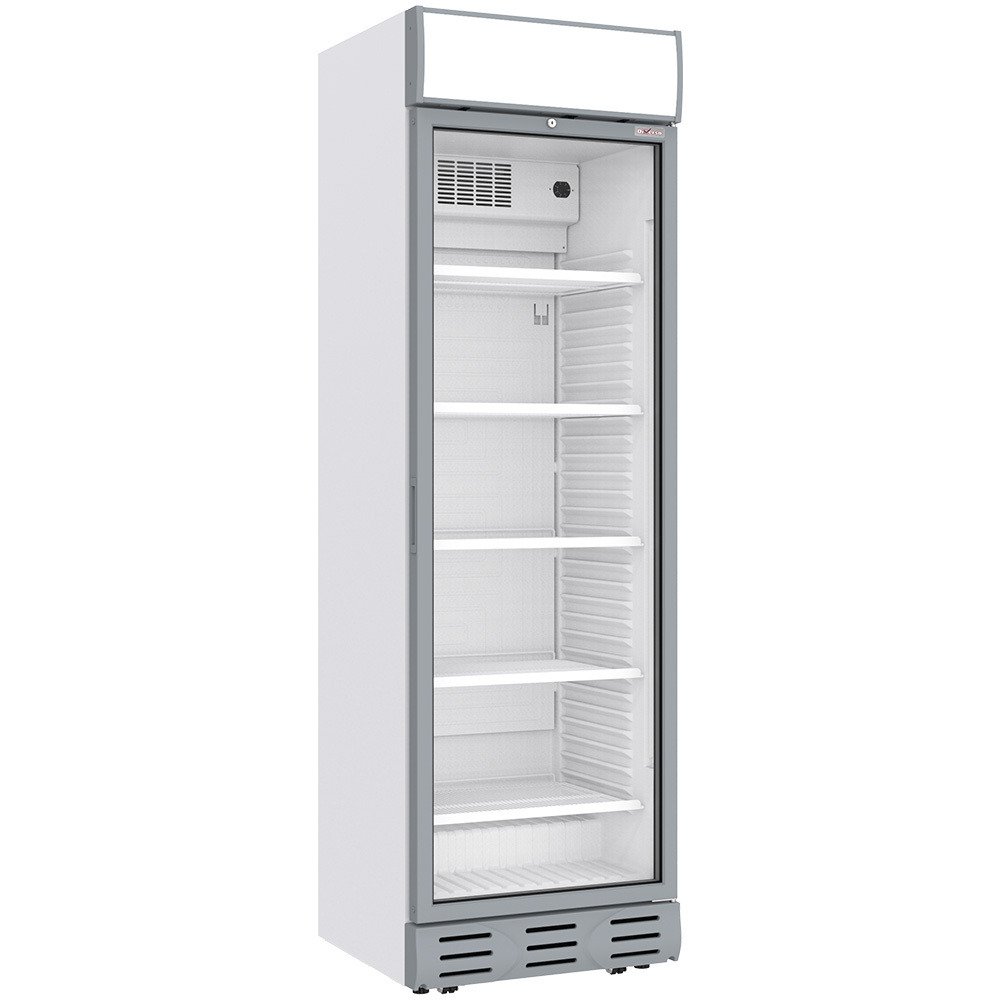 WR-38CA-AW | Geventileerde positieve vitrine  382 liter WIT met lichtbak