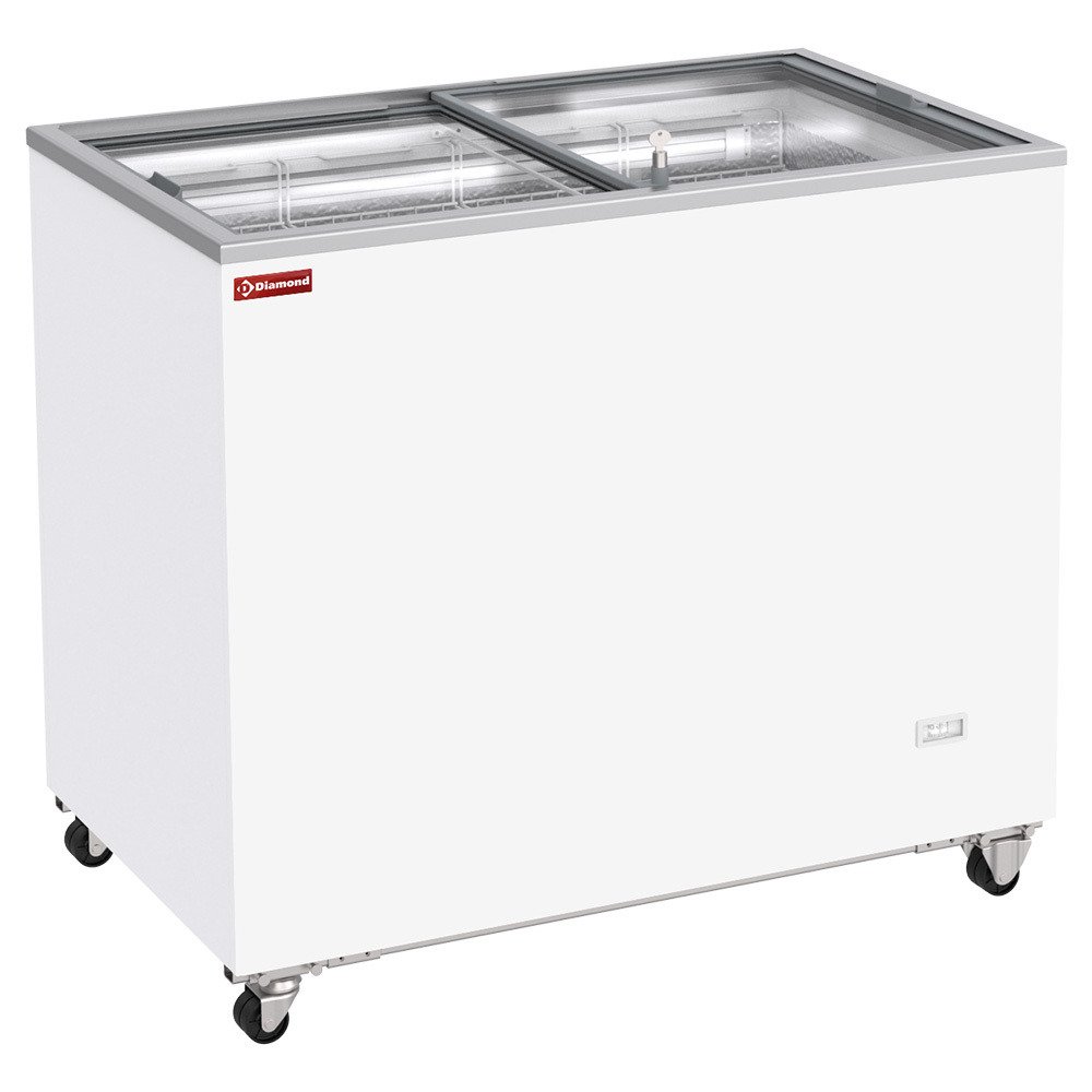 GVL31-G3 | Conservateur bahut, 303 litres, couvercles coulissants sur roulettes