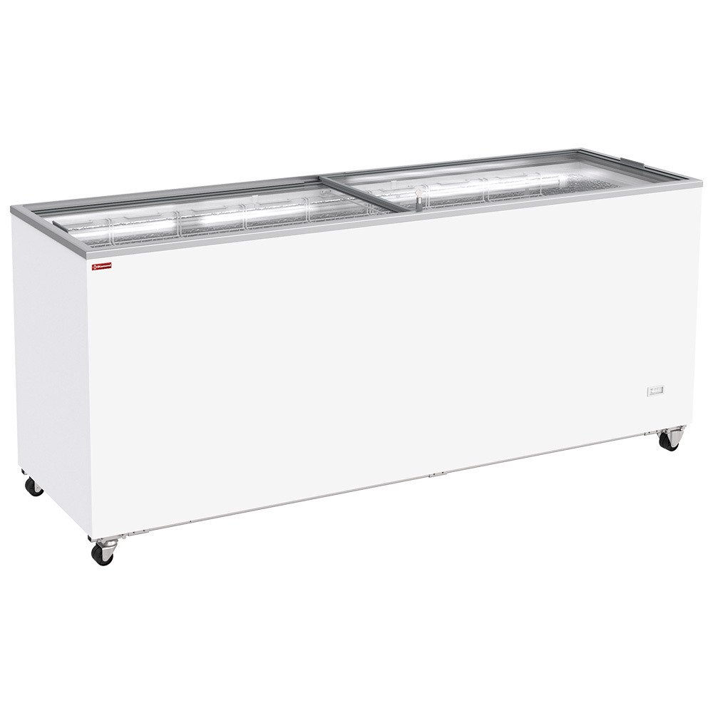 GVL69-G6 | Kofferdiepvries, 672 liter, schuifdeksels op wielen