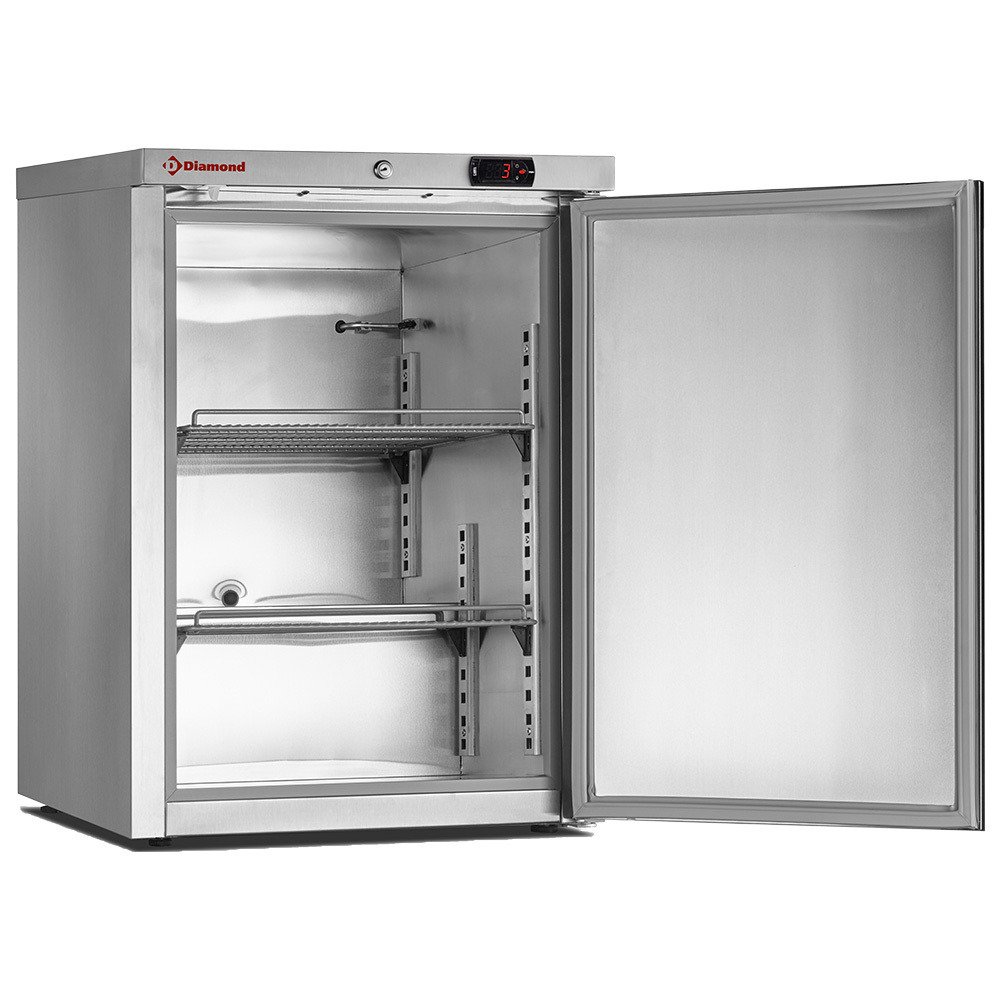NFT202-R6X | Statische vrieskast, 150 liter. R.V.S.