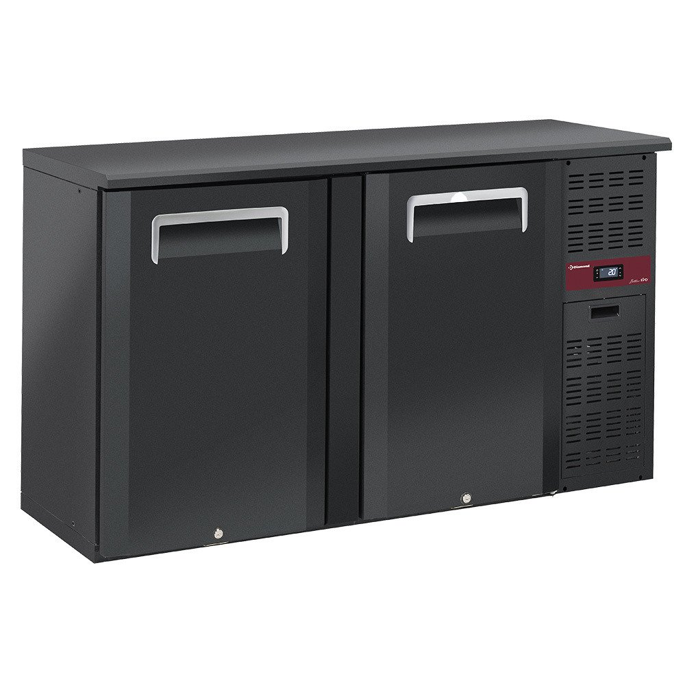 RLB2-2P | Refroidisseur de bouteilles 2 portes, 320 litres, pieds réglables