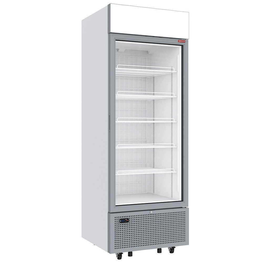 CLN73-SW | Negatieve gekoelde vitrine 646 liter - 5 vaste niveaus met lichtbak - WIT