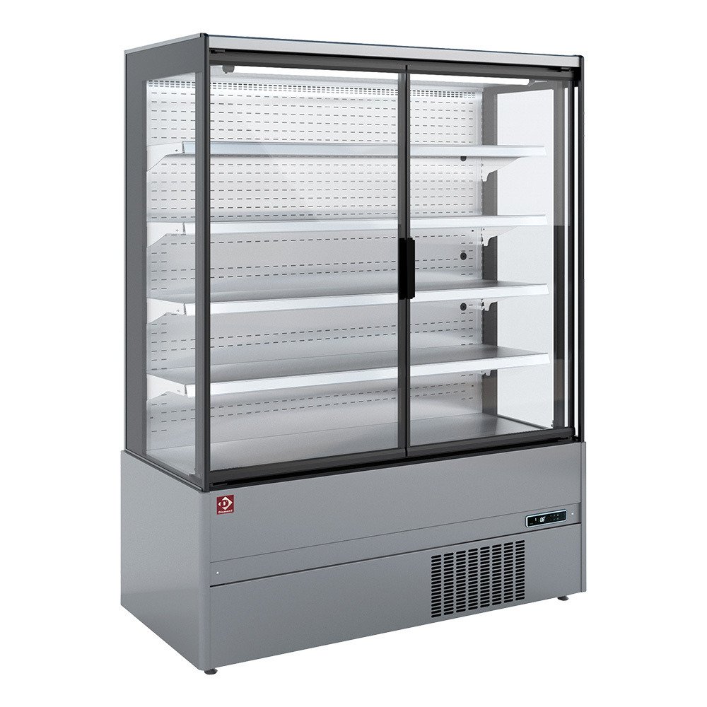 MML20-FX | Gekoeld wandmeubel, zelfbediening, klapdeuren - FULL INOX