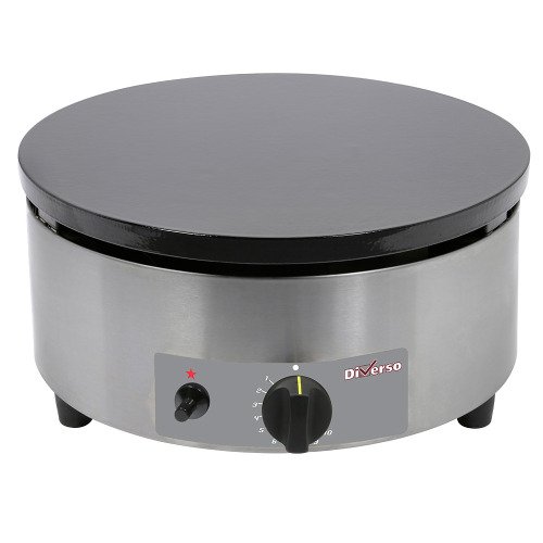 WR-BRET-1G | Crêpière haut rendement, gaz, Ø 400 mm "émaillée"