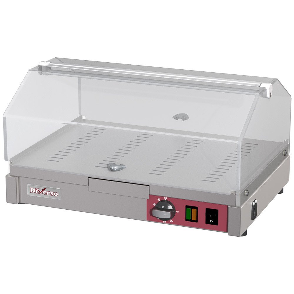 WR-EVC1-55 | Verwarmde vitrinekast om neer te zetten, 1 niveau L500mm