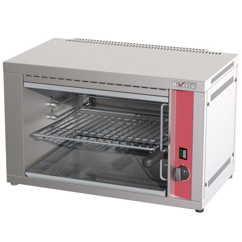 WR-ES40-50 | Elektrische salamander met verstelbare roosterhendel