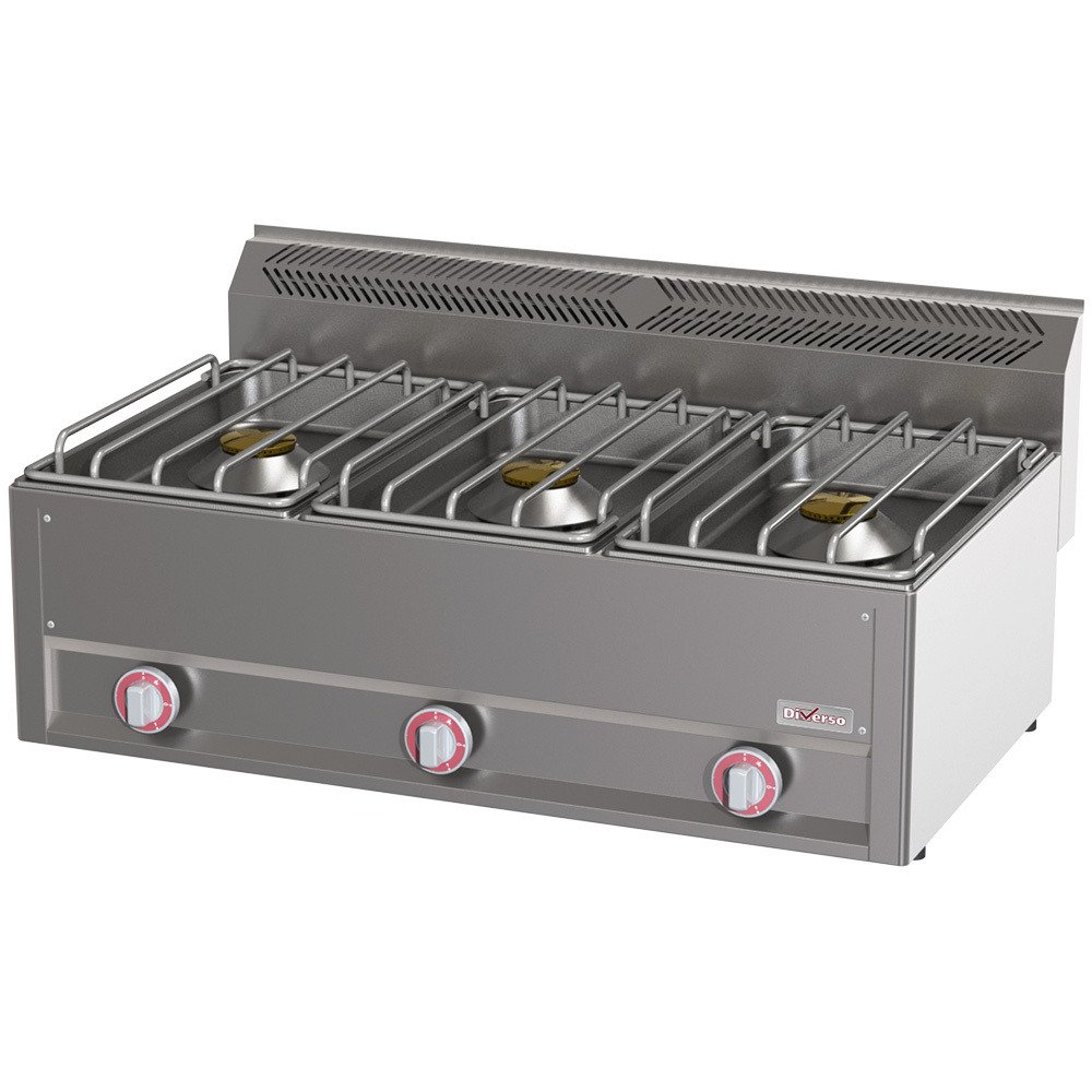 WR-G3FT-15 | Cuisinière 3 feux 8 Kw surpuissants -Top-