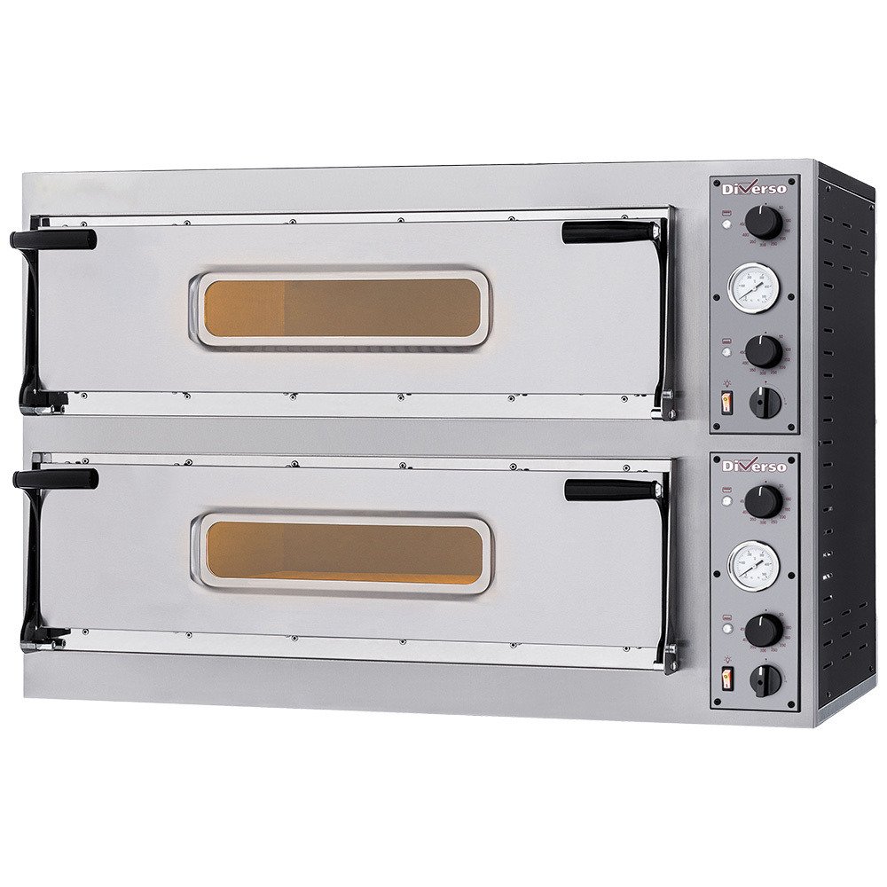 WR-DFXL-22 | Four électrique 2x 2 pizzas diam. 350mm, 2 chambres