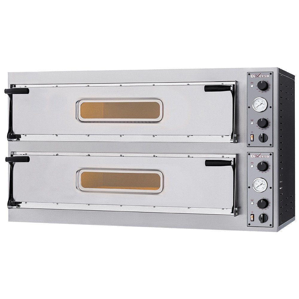 WR-DFXL-33 | Four électrique 2x 3 pizzas diam. 350mm, 2 chambres
