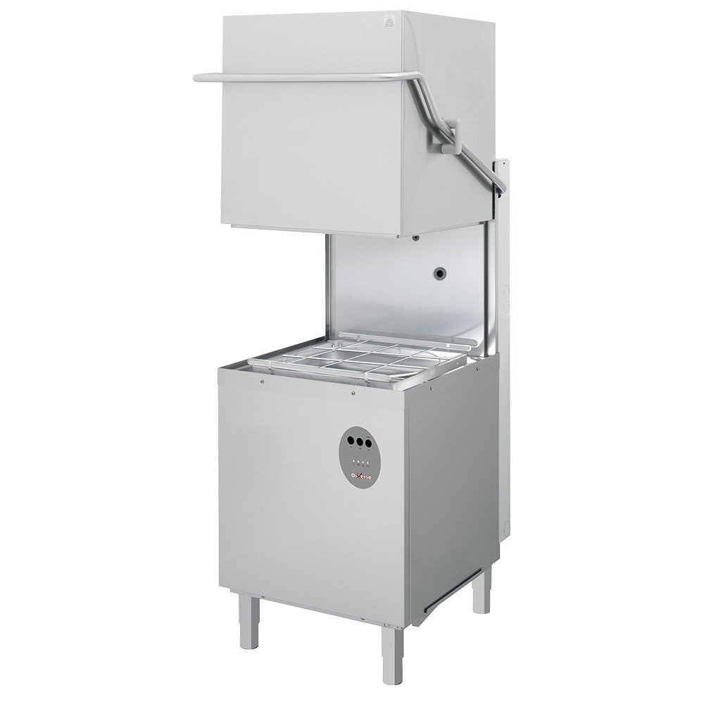 WR-LVCD-D6 | Vaatwasser met kap, vierkante mand 500x500 mm met wasmiddeldoseerder