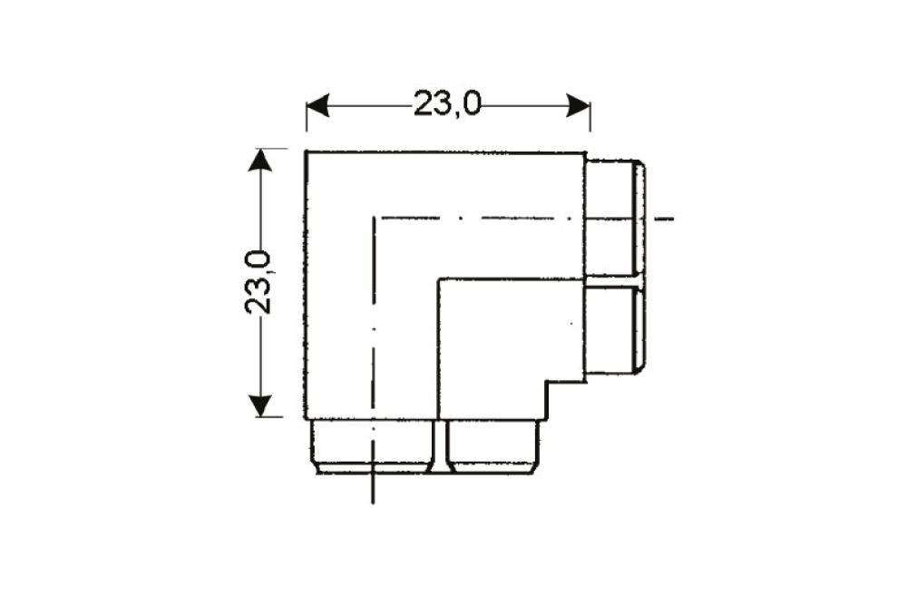 JPC-1129-020 | HOEKSTUK - 23X23MM VOOR JPC-112