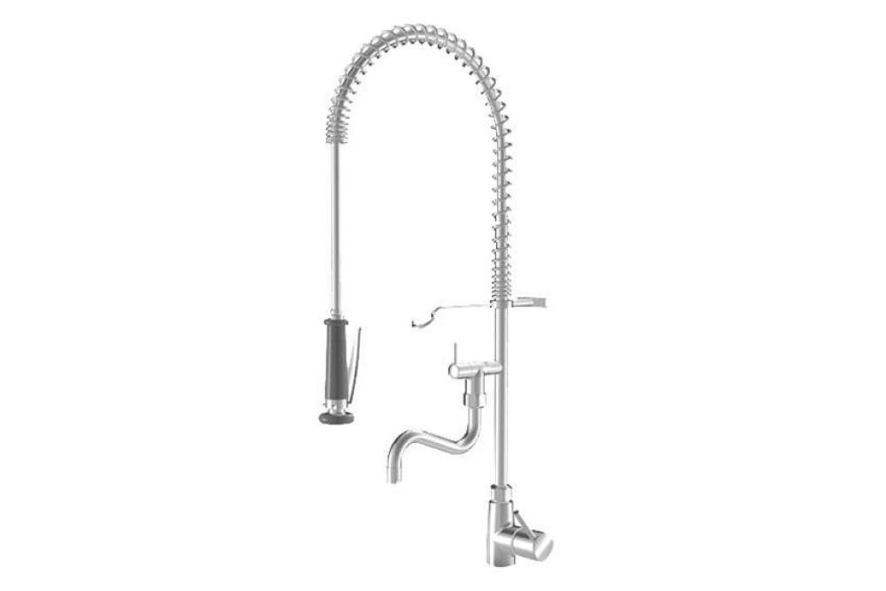 LKK-2510-000 | ENKELGATS VOORSPOELDOUCHE TAFELMODEL INCL. TUSSENKRAAN 200MM UITLOOP