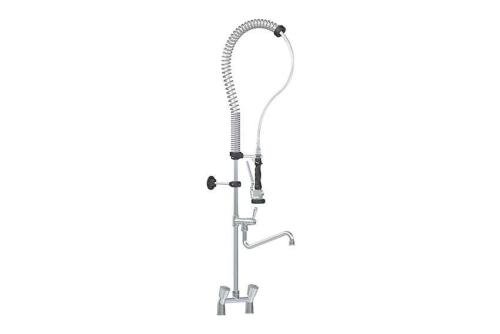 LKF-2231-000 | DUBBELGATS VOORSPOELDOUCHE TAFELMODEL INCL KWARTSLAG TUSSENKRAAN - EUROHENDELS