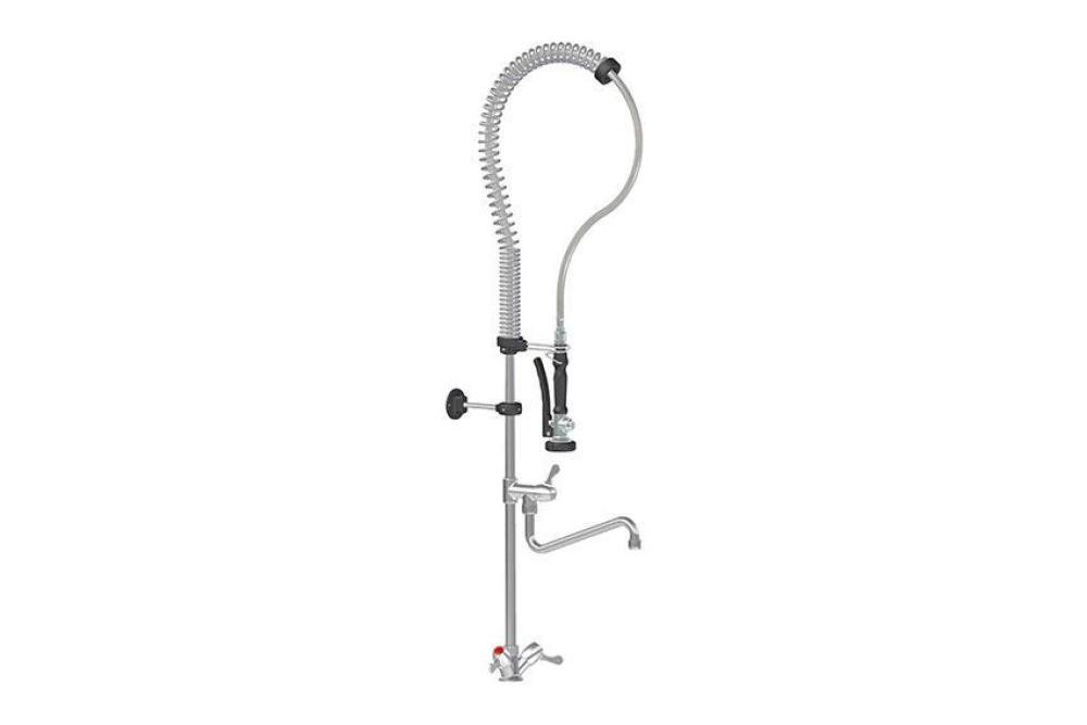 LKF-2411-000 | DOUCHETTE MONOTROU MONTAGE SUR TABLE AVEC ROBINET INTERMED. 1/4 TOUR