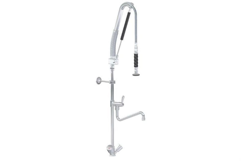 LKF-2213-000 | ENKELGATS VOORSPOELDOUCHE TAFELMODEL INCL KWARTSLAG TUSSENKRAAN - MET POMP