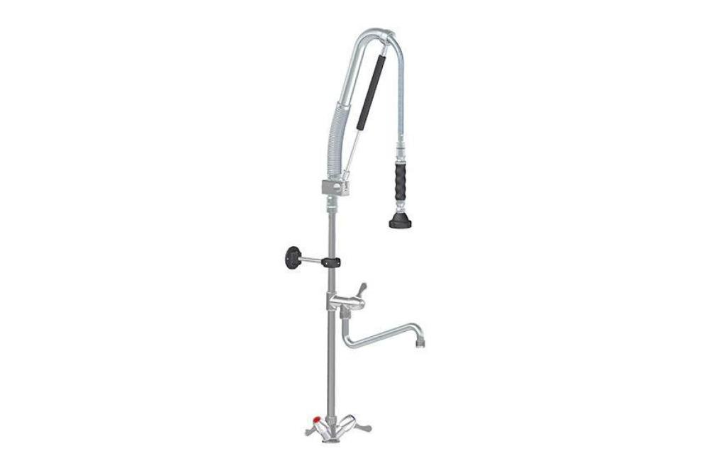 LKF-2413-000 | DOUCHETTE MONOTROU MONTAGE SUR TABLE AVEC ROBINET INTERM. 1/4 TOUR - POMPE